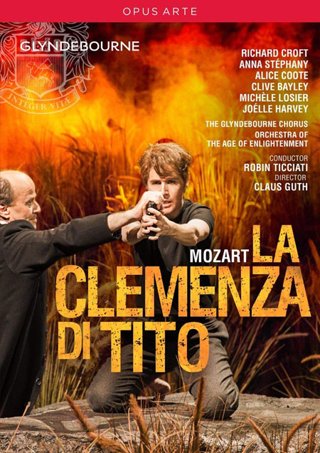 Couverture du dvd La clemenza di Tito, Glyndebourne, 2017.